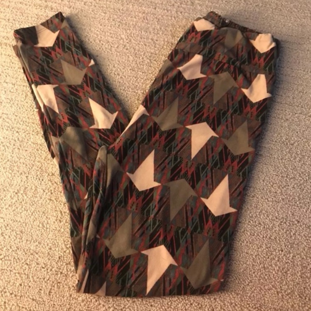 Lularoe patterned leggings- OS